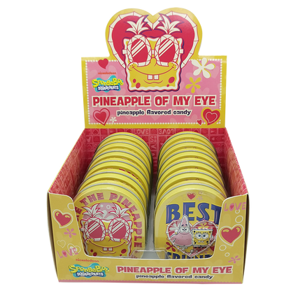 Valentine - Boston America Spongebob Pineapple Tin  X 12 Units