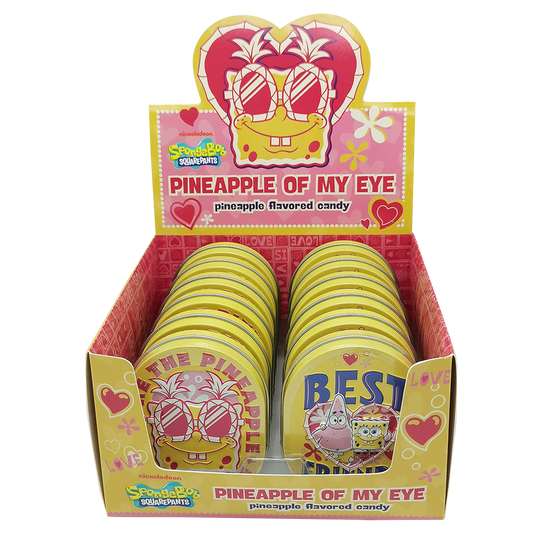 Valentine - Boston America Spongebob Pineapple Tin  X 12 Units