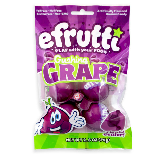 E-Frutti Gushin' Grape Peg Bag 2.6oz X 12 Units
