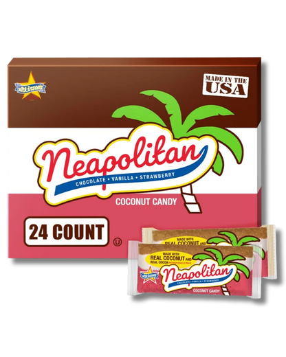 Atkinson Neapolitan Coconut Bar 1.65oz X 24 Units
