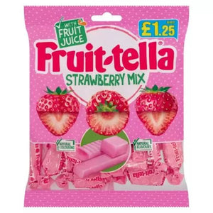 Uk Fruittella Strawberry Mix 135g X 12 Units