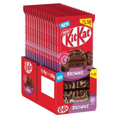 UK Kit Kat Brownie 99g X 15 Units