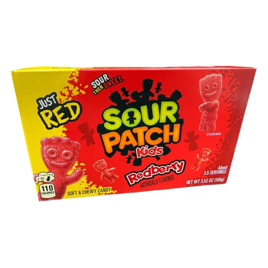 Theater Box Sour Patch Red Berry 3.5oz X 12 Units