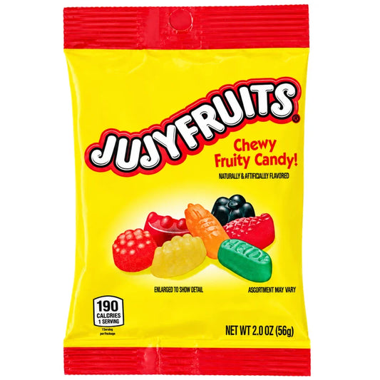 Jujyfruits Peg Bag 2oz X 12 Units
