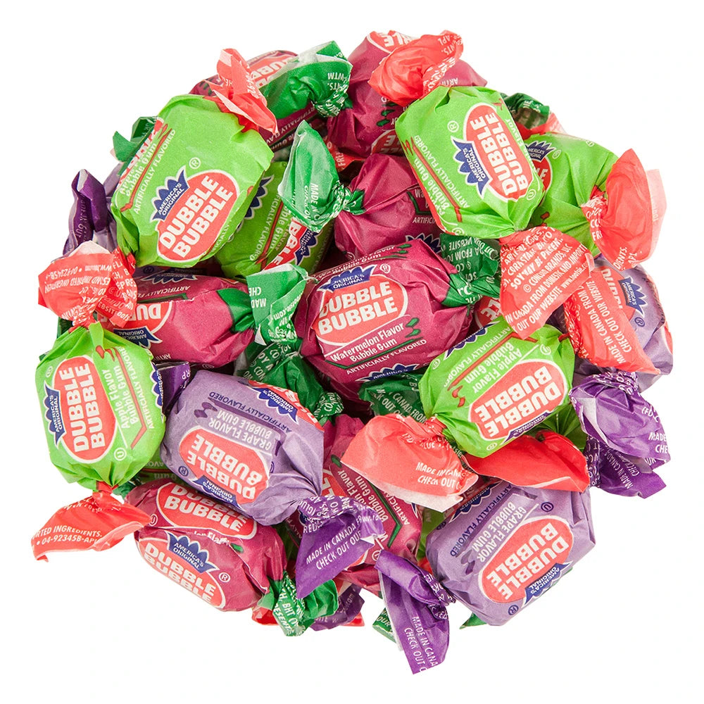 Concord Bulk Dubble Bubble 3 Flavor Twist 1800 Units X 1 Box