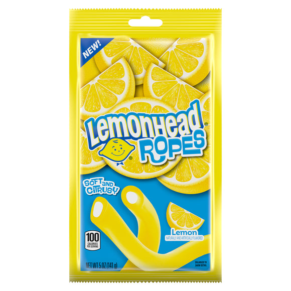 Lemonhead Ropes Peg Bag 5oz X 12 Units