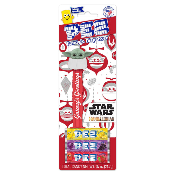 Pez Blister Grogu Christmas Assortment 0.87oz X 12 Units