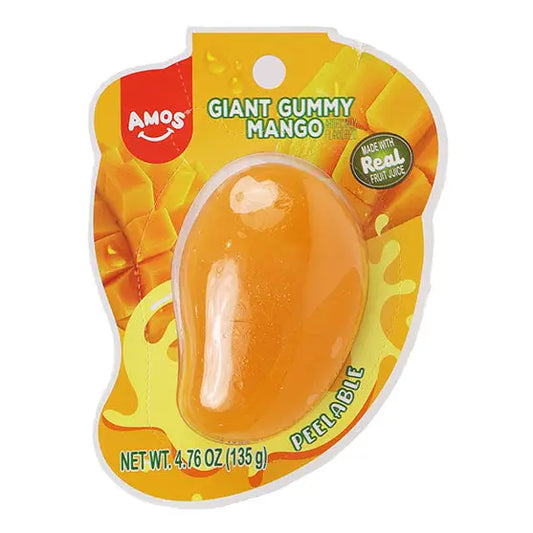 Amos Peelerz Giant Gummy Mango 4.76oz X 12 Units