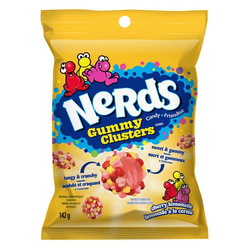 Nerds Gummy Clusters Cherry Lemonade Bag 5oz X 12 Units