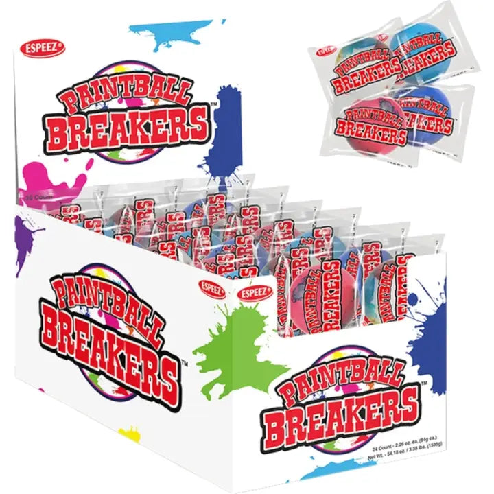 Espeez Paintball Mega Jawbreakers 2.14oz X 24 Units