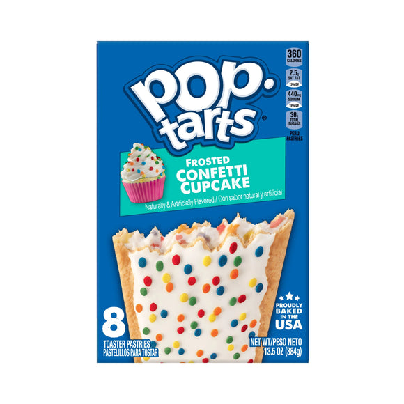 Pop Tarts Frosted Confetti Cupcake (8Toaster) 13.5oz x 1 Unit