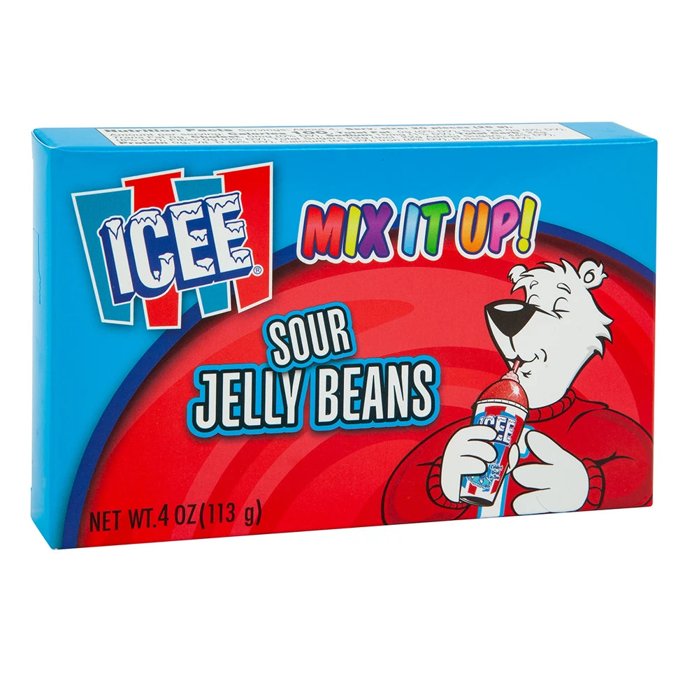 Icee Sour Jelly Beans Theater Box 4oz X 12 Units