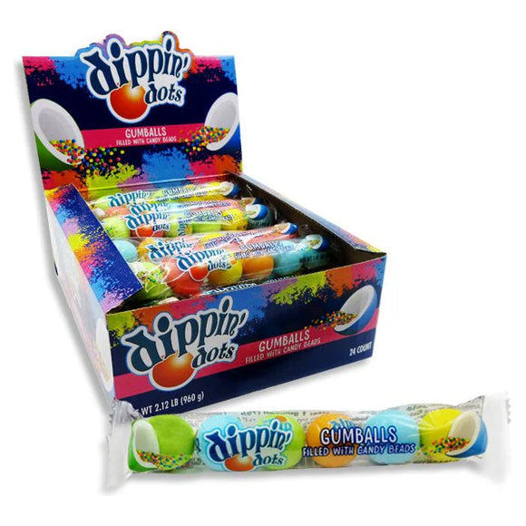 Koko's Dippin Dots Filled Gumballs 1.41oz X 24 Units