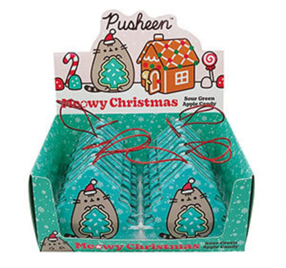 Boston America Pusheen Meowy Christmas Tin Candy 12 Units