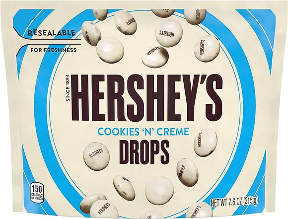 Hershey's Cookies and Cream Drops 7.6oz X 8 Units