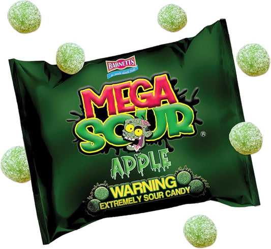UK Barnetts Mega Sour Apple 104g X 12 Units