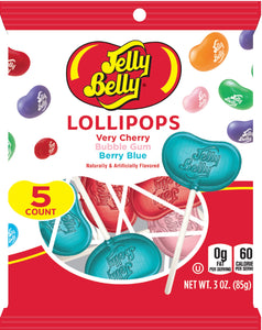 Adams & Brooks Jelly Belly Pops Peg Bag 3oz X 12 Units