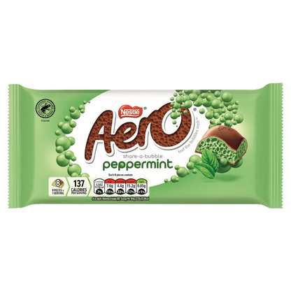 UK Aero Giant Bar Peppermint 90g X 15 Units