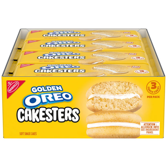 Oreo Cakesters 3 Pack Golden 3.03oz X 8 Units