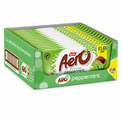 UK Aero Giant Bar Peppermint 90g X 15 Units