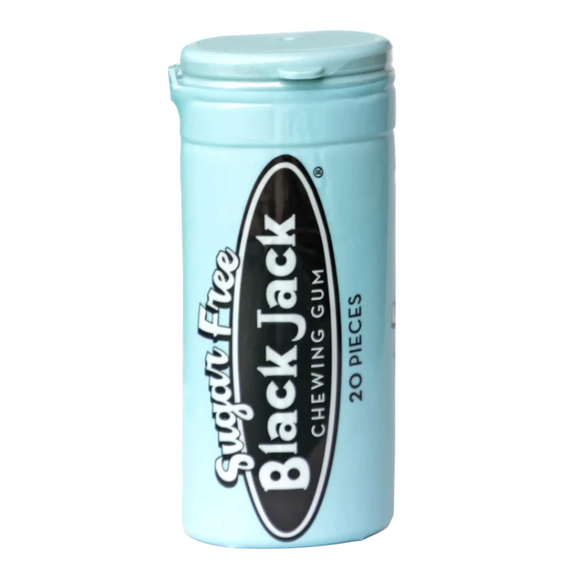 Black Jack Sugar Free Gum Tubes 1.5oz X 12 Units