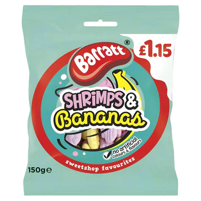 UK Barratt Shrimp & Bananas 150g X 12 Units