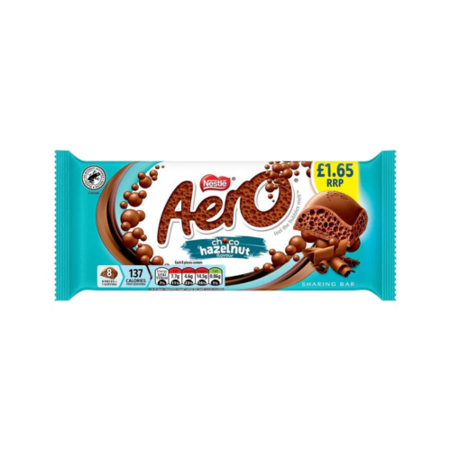 UK Aero Giant Choco Hazelnut 90g X 15 Units