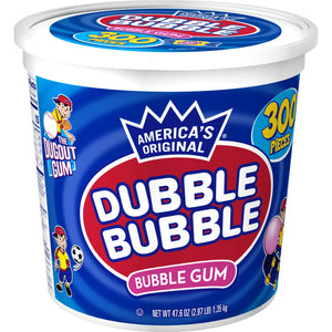 Dubble Bubble Original Tub 47.5oz (300 Pieces )
