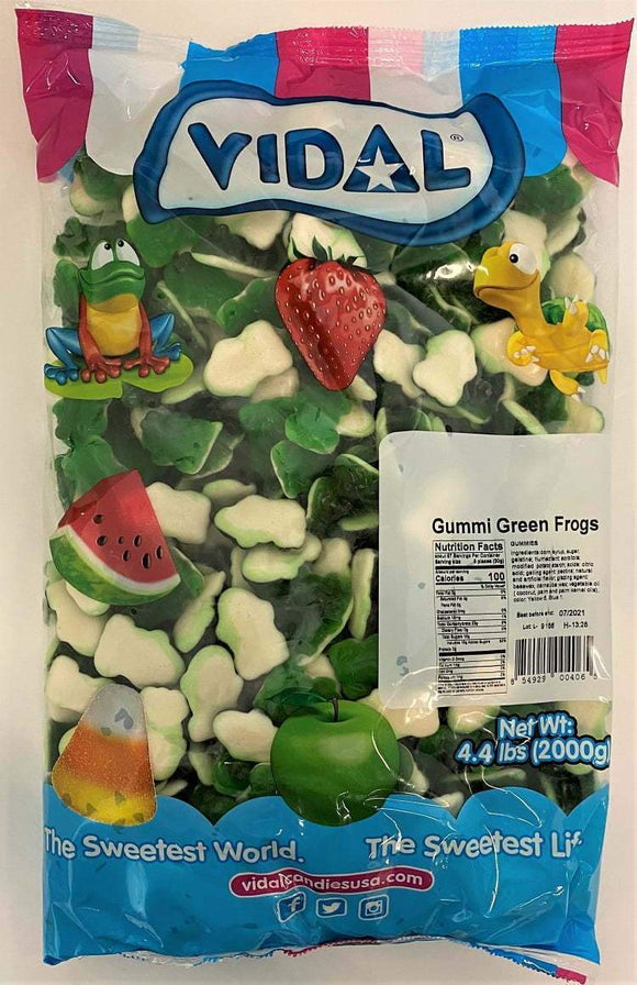 Bulk - Vidal Green Frogs Gummies 2 Kg ( 4.4 Lb )