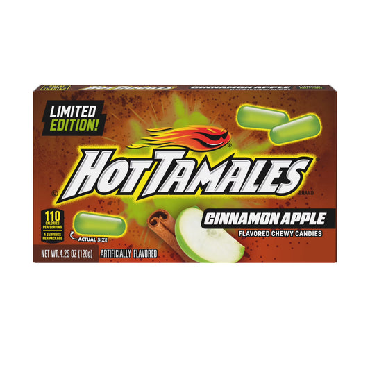 Theater Box Hot Tamales Cinnamon Apple Fall 4.5oz X 12 Units