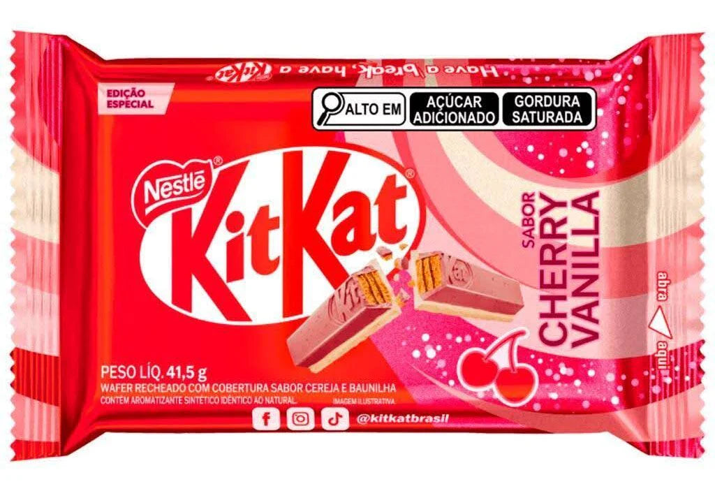 Brazil - Kit Kat Cherry Vanilla 41.5g X 24 Units
