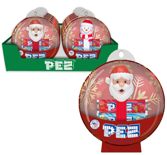 Pez Xmas Ornament W/Mini Dispenser .58oz X 10 Units