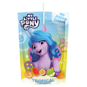 My Little Pony Tropical Fruit Pouch drink 200ml X 10 Units