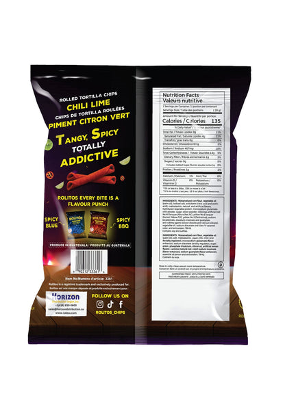 Rolitos Chili Lime 3.1oz Bag X 12 Units