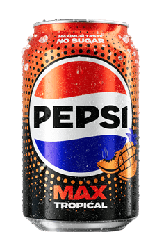 UK Pepsi Zero Sugar Max Tropical 330ml X 24 Units