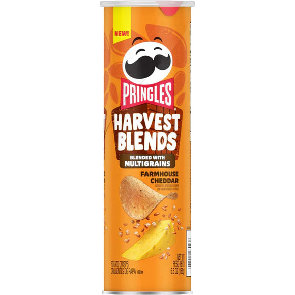 Pringles Harvest Blends Farmhouse Cheddar 5.57Oz X 14 Units