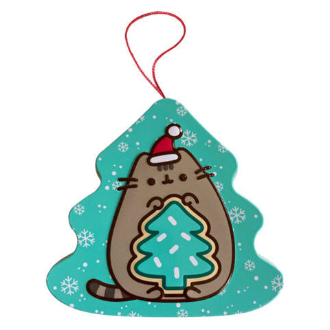 Boston America Pusheen Meowy Christmas Tin Candy 12 Units