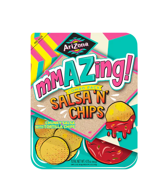 Arizona Salsa 'N' Chips 4.75oz X 12 Units