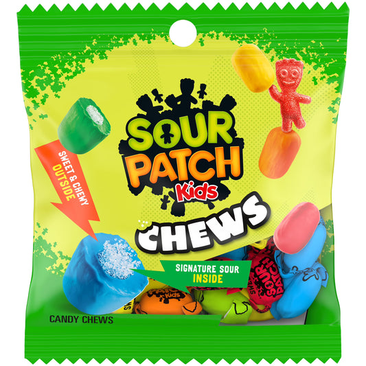 Sour Patch Kids Chews Peg Bag 2.12oz X 12 Units