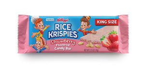 Frankford Strawberry Rice Krispies King Size Bar 2.75oz X 18 Units