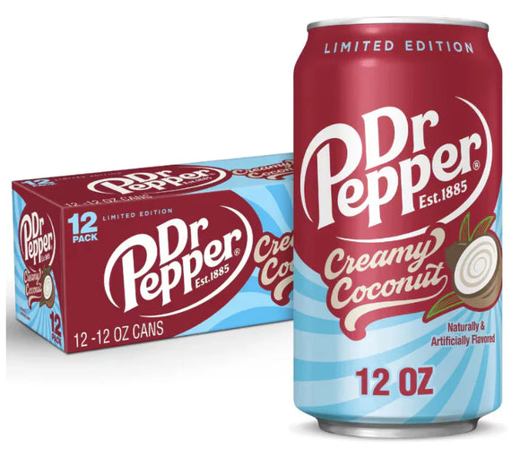 Dr Pepper Creamy Coconut Can 355ml X 12 Units (shipping included)