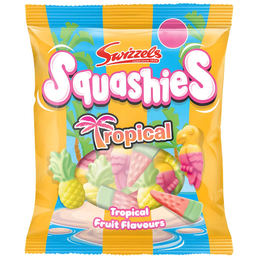 UK Swizzles Squashies Tropical 100g X 12 Units