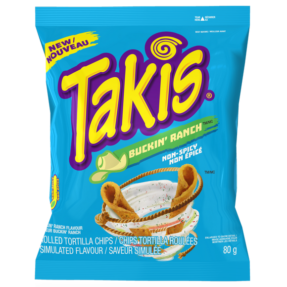 Takis Buckin' Ranch 80g X 18 Units