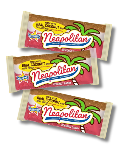 Atkinson Neapolitan Coconut Bar 1.65oz X 24 Units