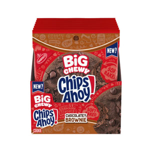 Chips Ahoy Big Chewy Chocolate Brownie Cookies 2.5oz X 7 Units