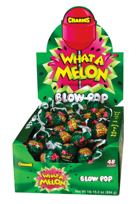 Charms Blow Pop What- A -Melon 48 Units