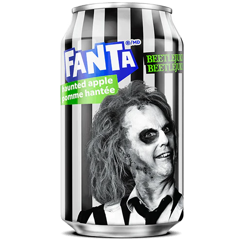 Fanta Beetlejuice Haunted Apple 355ml X 12 Units