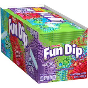 Wonka Lik-M-Aid Fun Dip X 24 Units