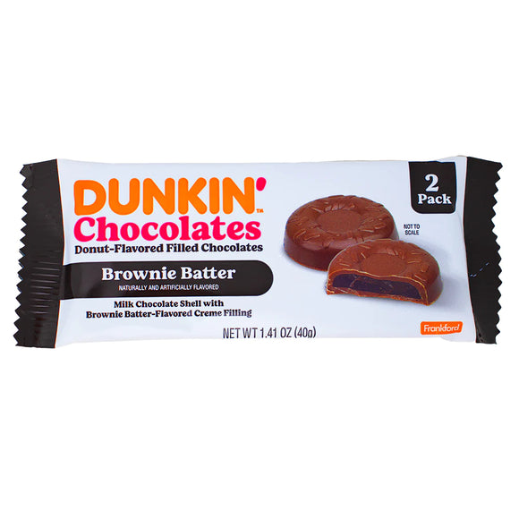 Dunkin Chocolates Jelly Donut Brownie Batter 1.41oz X 28 Units