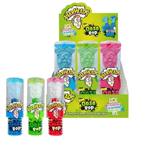 UK - Warheads Sour Ooze Pop 40G X 12 Units